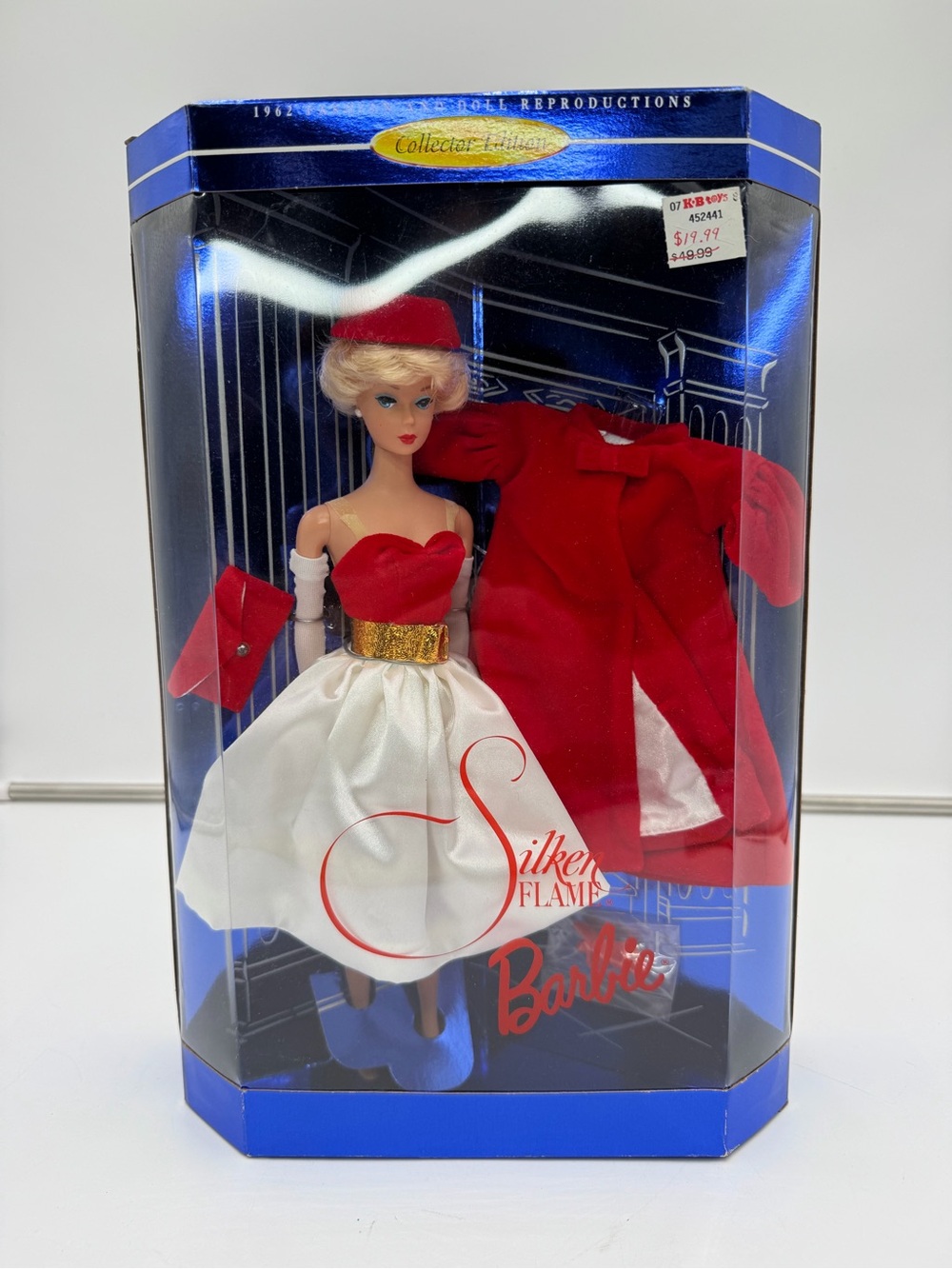 1997 Mattel Silken Flame Barbie Collector Edition 1962 Reproduction NRFB Doll